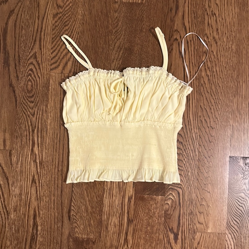 Super Cute Yellow Boutique Top